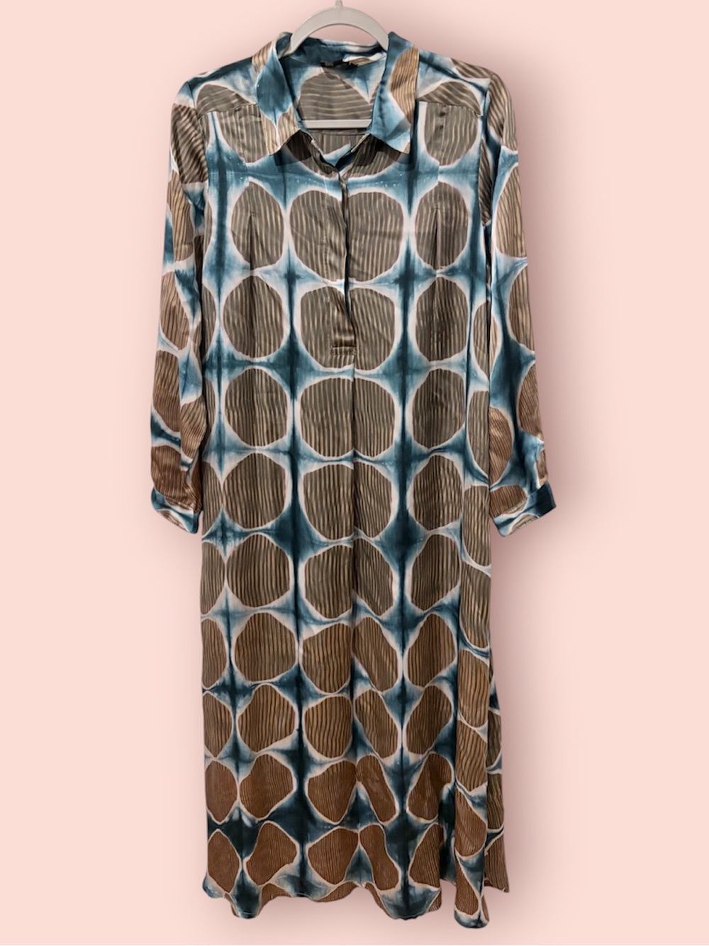 RAGA Printed Collared Shirt Dress